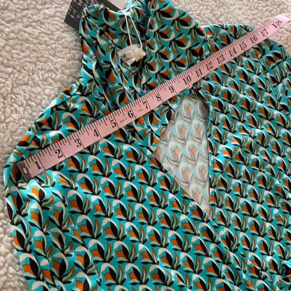 Shelby printed WAIST TIE SILK JUMPSUIT DIANE VON FURSTENBERG - Picture 12 of 12